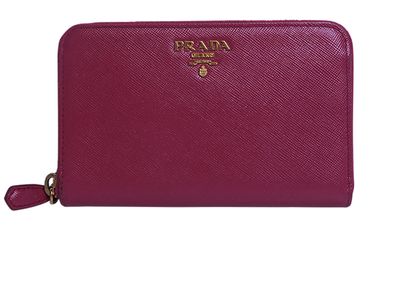 Prada Zip Around Wallet, front view